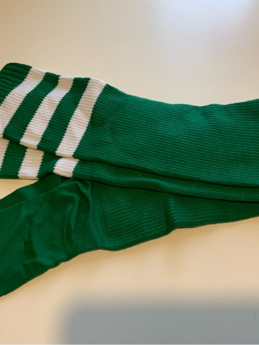 Men's Green Athletic High Socks ~ Apparel Accessories, One Size